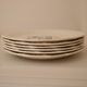 Set of 6 plates Digoin and Sarrguemines, Touraine model