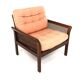 Fauteuil scandinave en hêtre, Suède, 1960