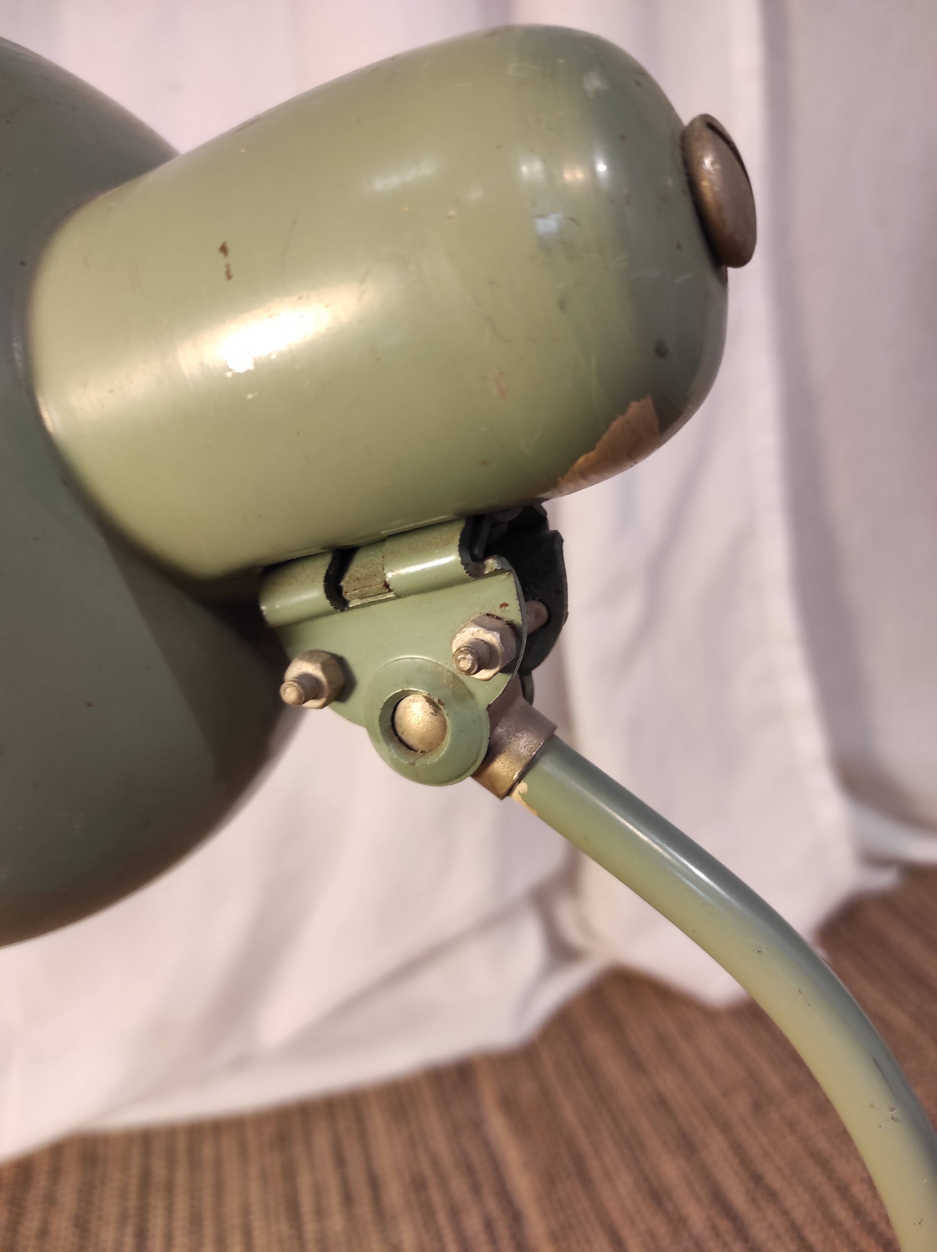 Desk lamp, articulated workshop lamp 1940