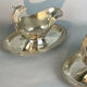Pair of gooseneck sausages model Malmaison by Maison Christofle XXth