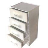 Prisunic 4-drawer chest of drawers or bedside table, 1970s