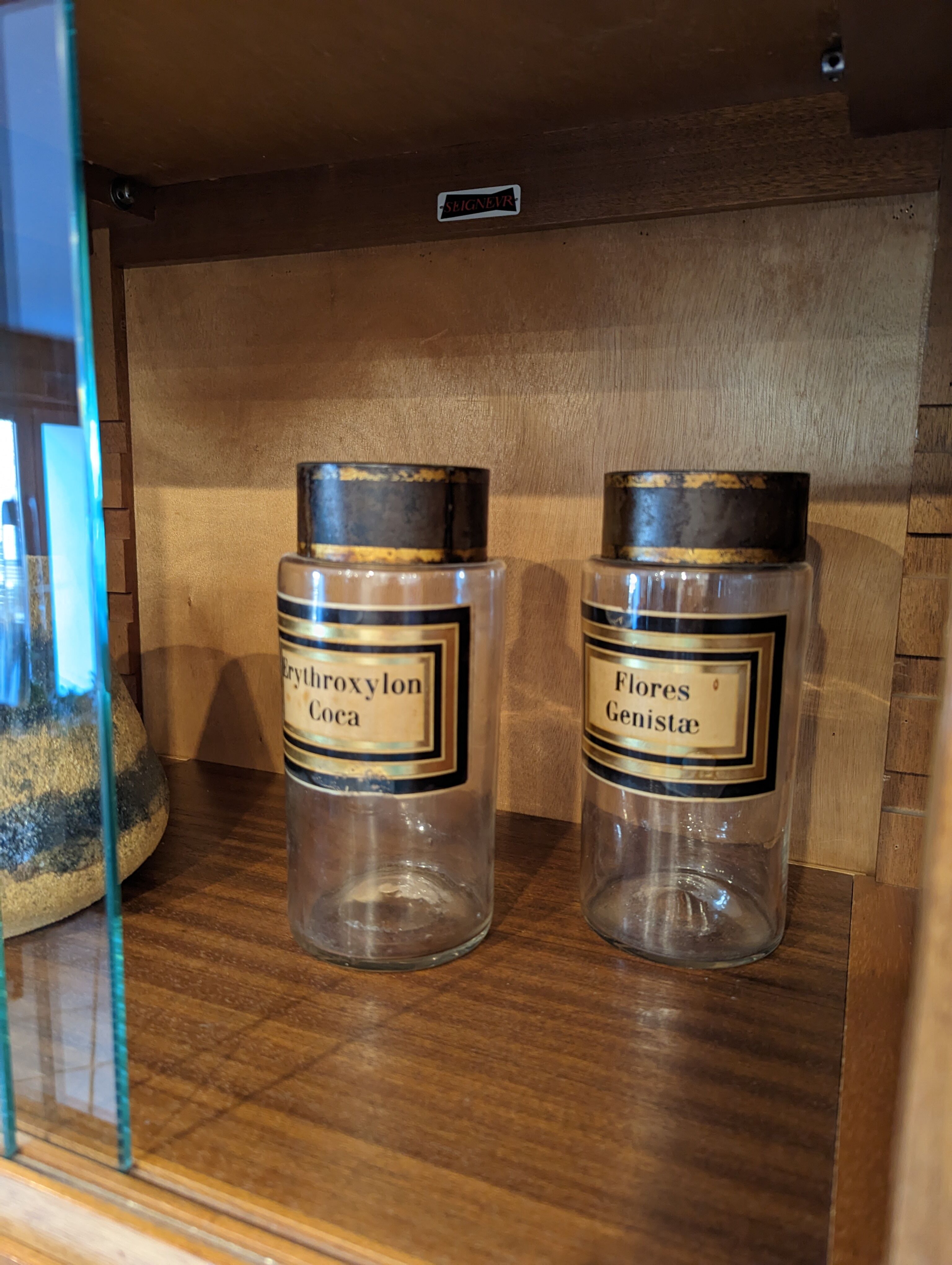 Library, secretary Émile Seigneur