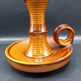 Ceramic candle holder of Saint-Clément - 70s