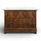 Commode Louis Philippe en Acajou flammé marbre de Carrare