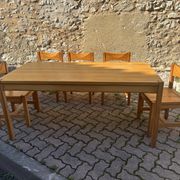 Hongisto table and 5 chairs – Ilmari Tapiovaara, 1970s