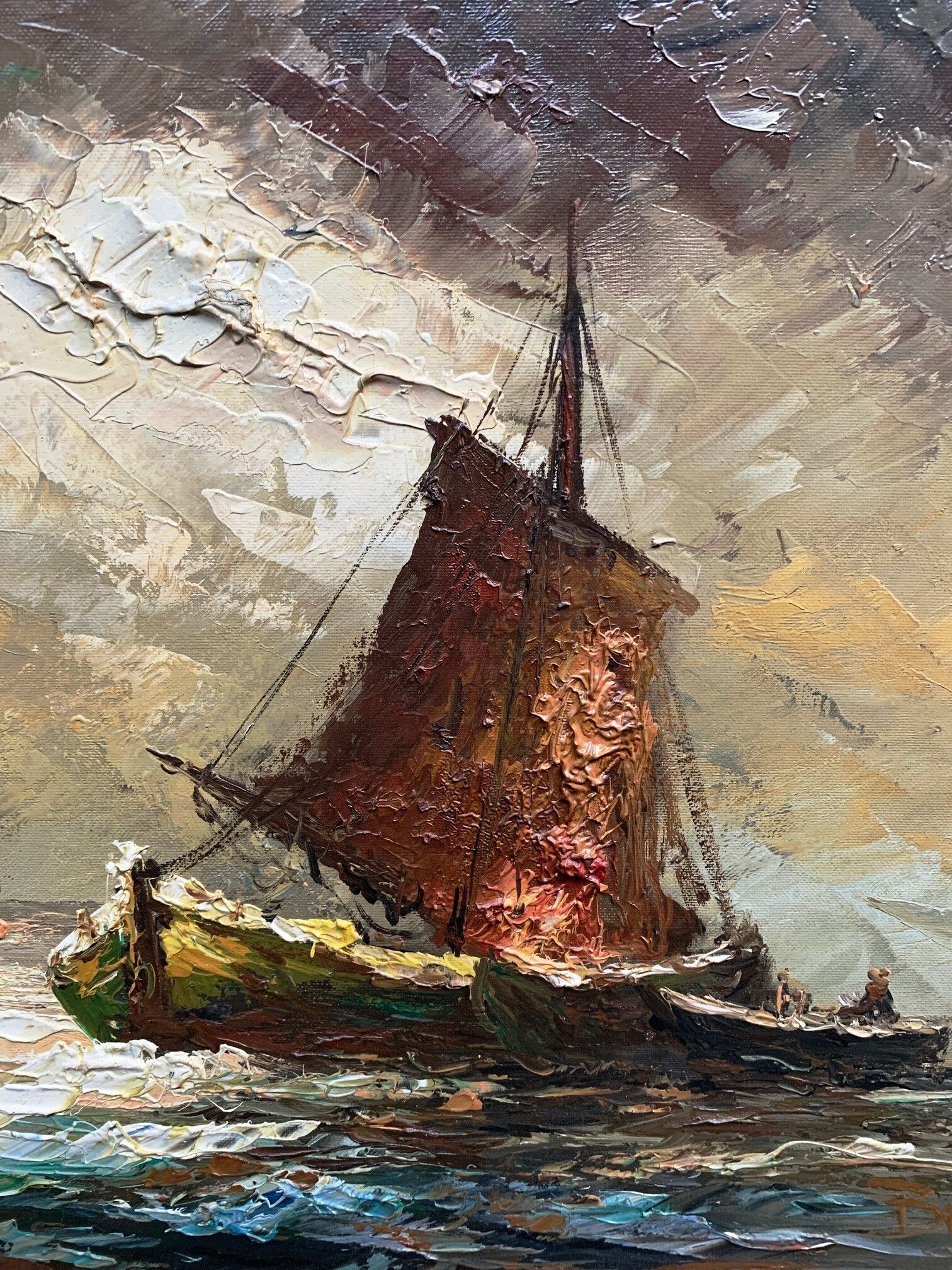 Bernard "North Sea". Oil on canvas.