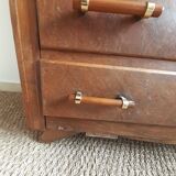 Commode vintage pieds compas