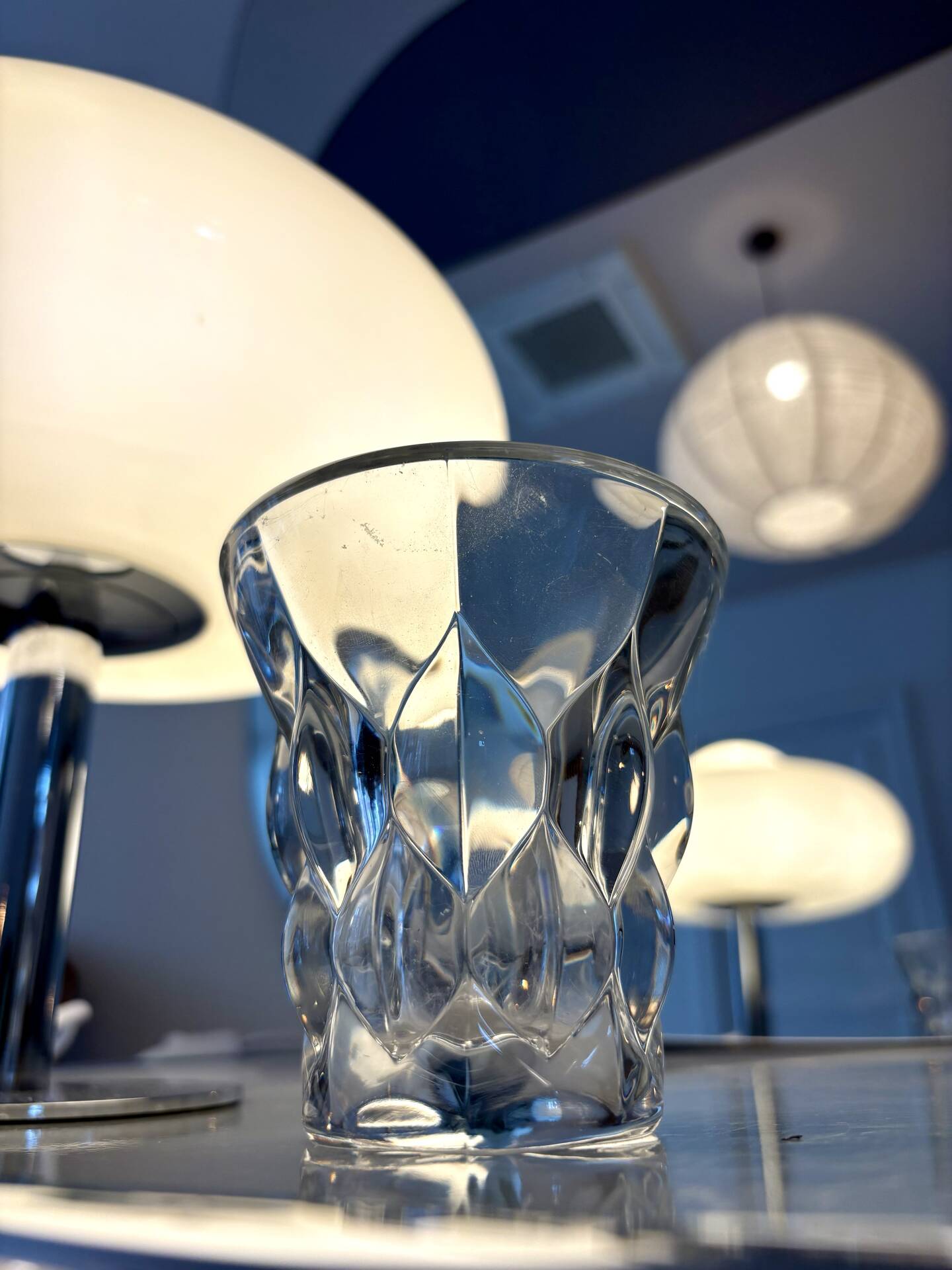 Vase « Villers » en cristal Val Saint Lambert – 1962