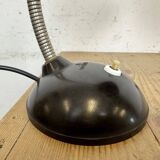 Vintage Brown Bakelite Gooseneck Table Lamp, 1960s