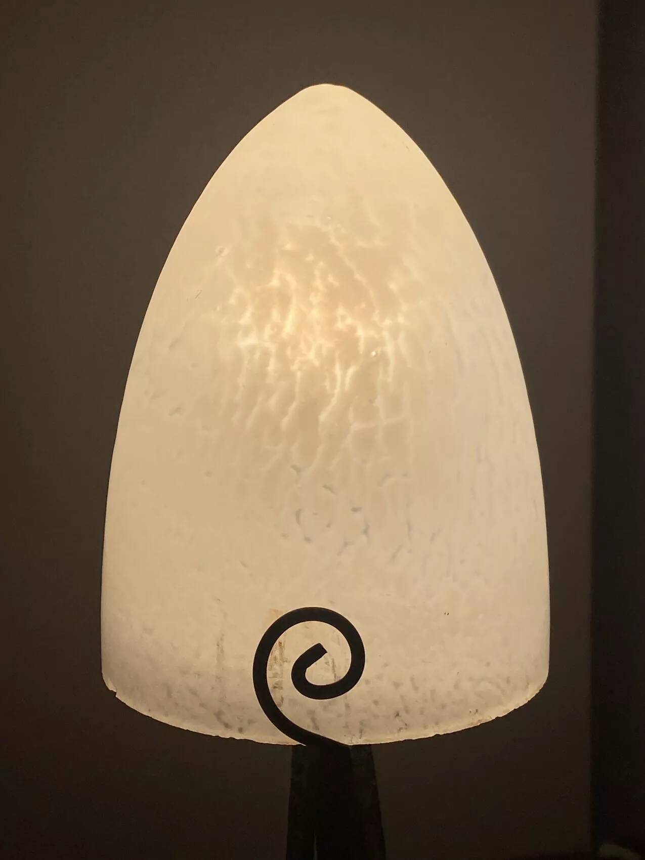 Small antique lamp from the Art Deco period