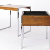Vintage set, side table + flowers pot table, 1960s