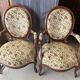 Pair of mahogany convertibles
