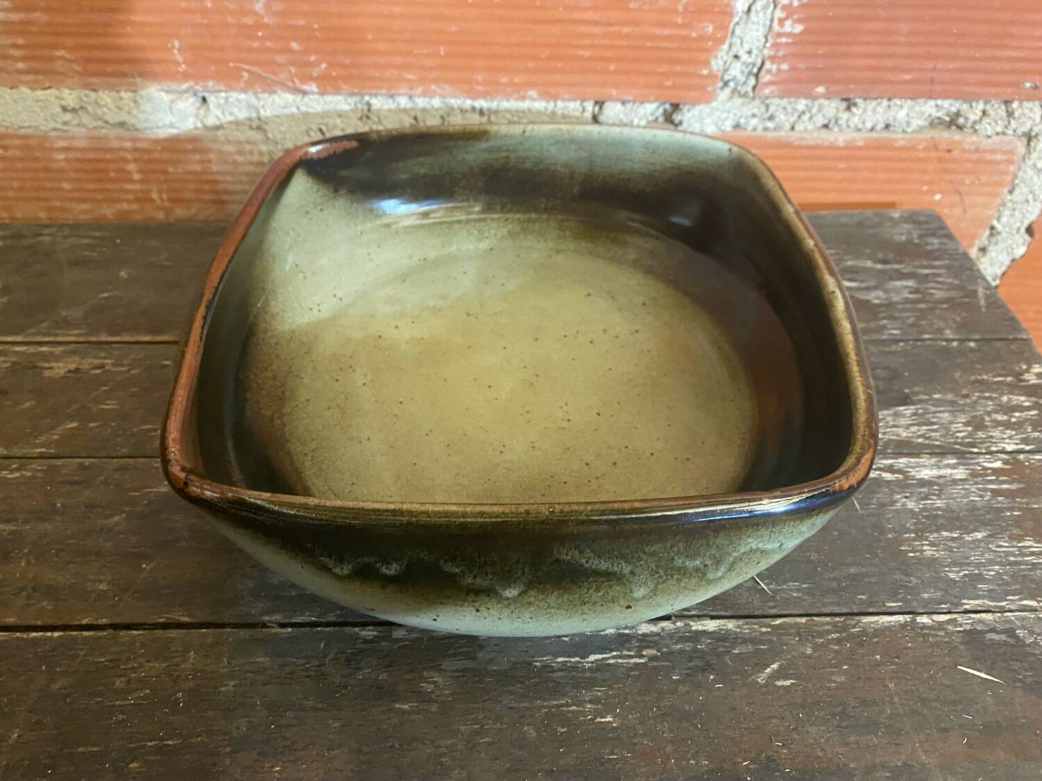 Old Style Bowl Saladier PIERRE CULOT Glazed Stoneware Vintage #