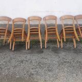 Wooden bistro chair 50s 60s