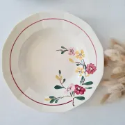 Service of 4 Deep Plates Sarreguemines / Bitche