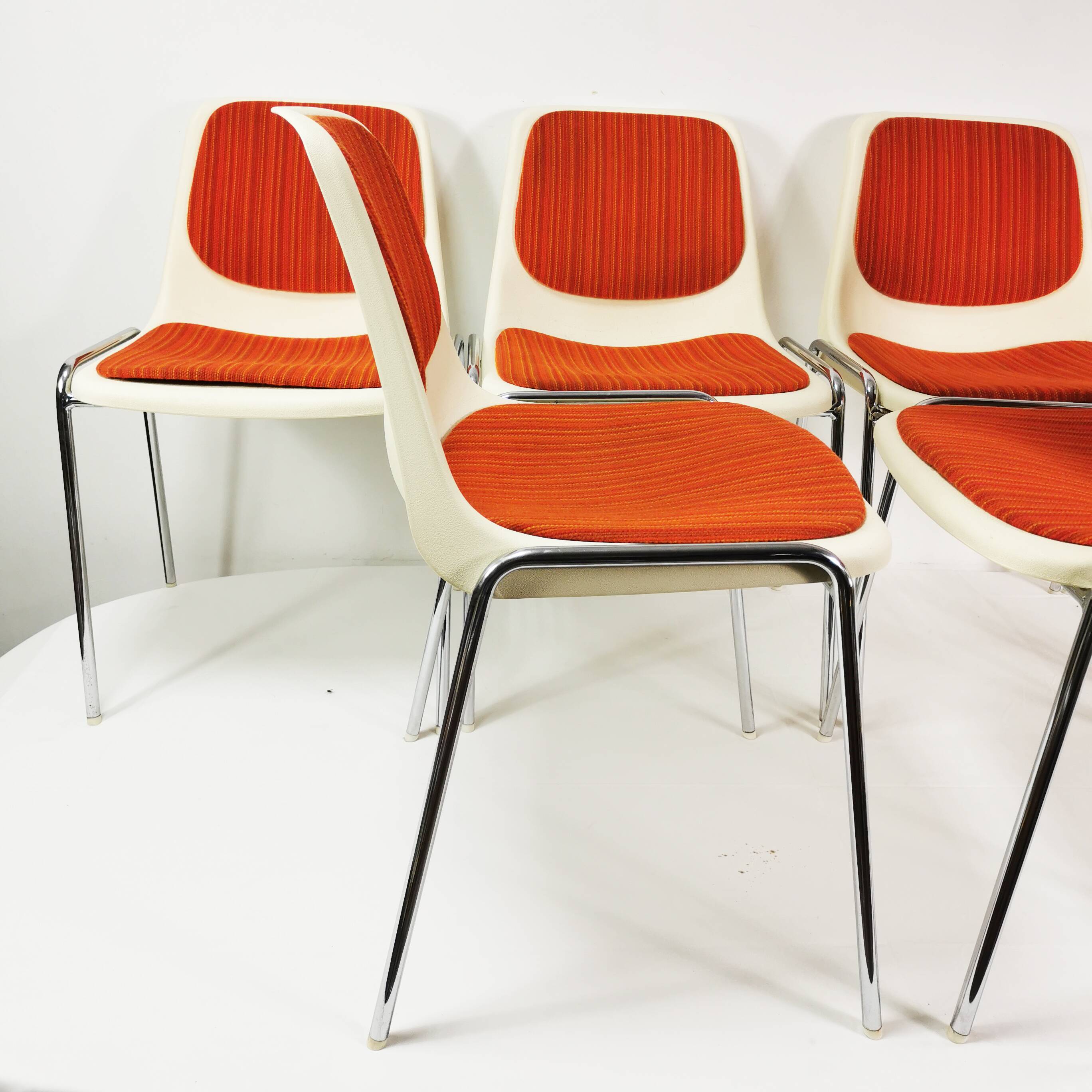 Set of Space Age chairs, Mauser, Germany, 1970s