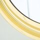 Round brass mirror by Sergio Mazza for Artemide 1960s