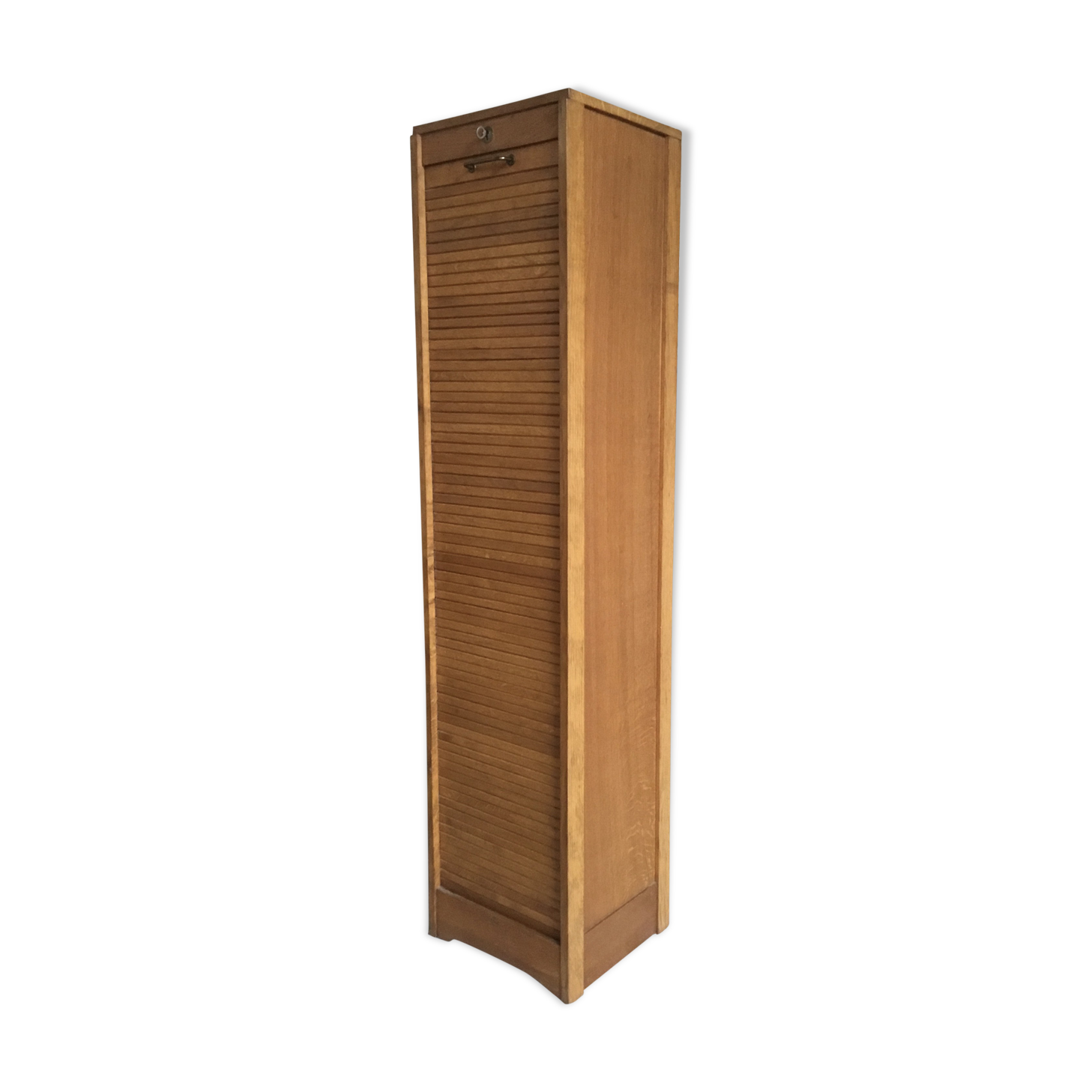 Large Spirol curtain binder - light oak - vintage - 1960