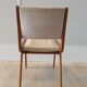 6 chaises pieds compas