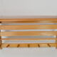 Mid-century wall folding  hanger and shelf, 1960's.