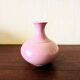 Vase boule céramique rose