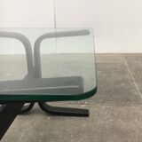 Mid-century Norwegian Siesta glass side table by Ingmar Relling for Westnofa.