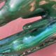 Art Deco sculpture by Charles Lemanceau, Two Greyhounds, Saint Radegonde.