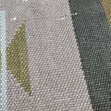 Green Moroccan carpet - 117 x 174 cm
