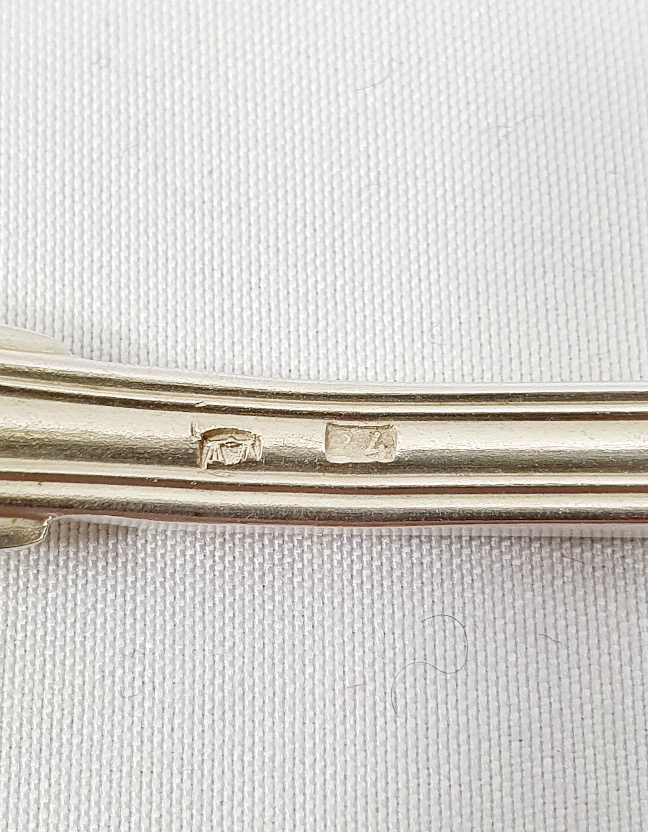 11 dessert forks Silver plated Christofle cakes 24 g vintage antique 1844 - 1935
