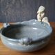 Bernard Sellier 20th century ceramic anthropomorphic pocket emptier