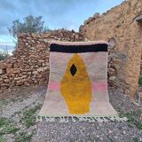 Handmade pure wool rug, size 150 x 250 cm, colorful