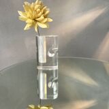 Vase vintage en acrylique transparent, Italie