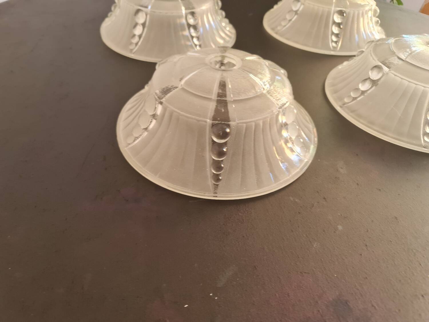 Art Deco wall lights/pendants dating from around 1920.