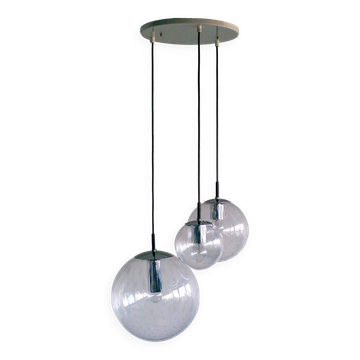 Lustre Amsterdam avec trois pendentifs "Bubbles", RAAK