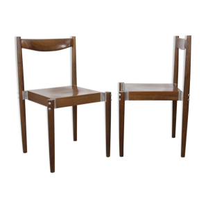 Paire de chaises par le designer Tchèque Miroslav Navratil