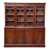 English display cabinet with 4 doors in mahogany, 1960.