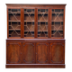 English display cabinet with 4 doors in mahogany, 1960.