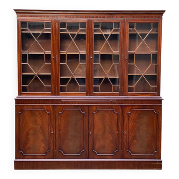 English display cabinet with 4 doors in mahogany, 1960.