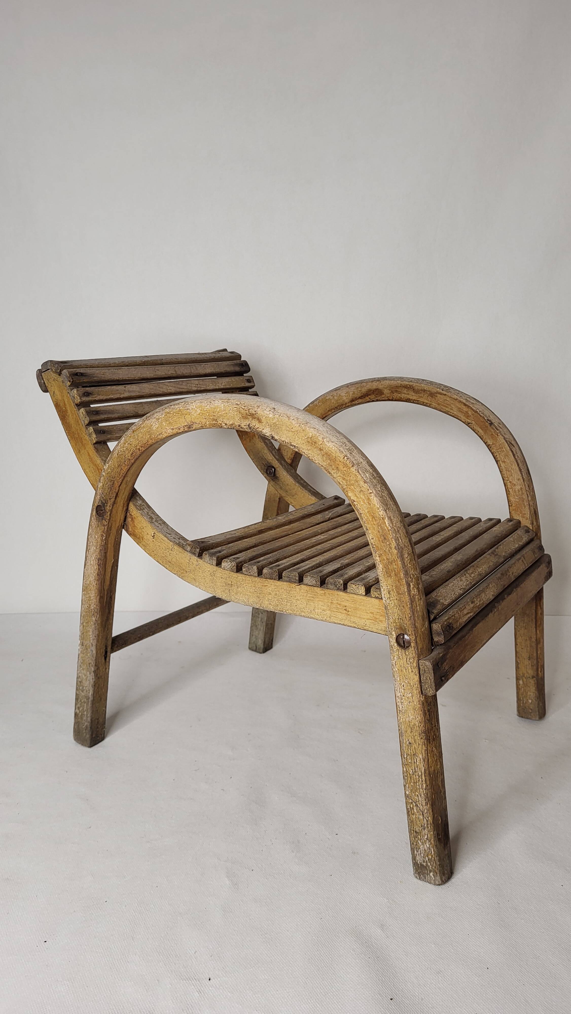 Fauteuil enfant Baumann 1930's