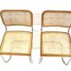 Set de 2 chaises "B32", Marcel Breuer, Italie 1990