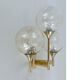 Large vintage glass sconce from Sciolari