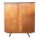 Armoire dressing vintage chêne tigré – pieds compas  50/60 – scandinave