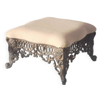 Low cast iron stool “napoleon III”