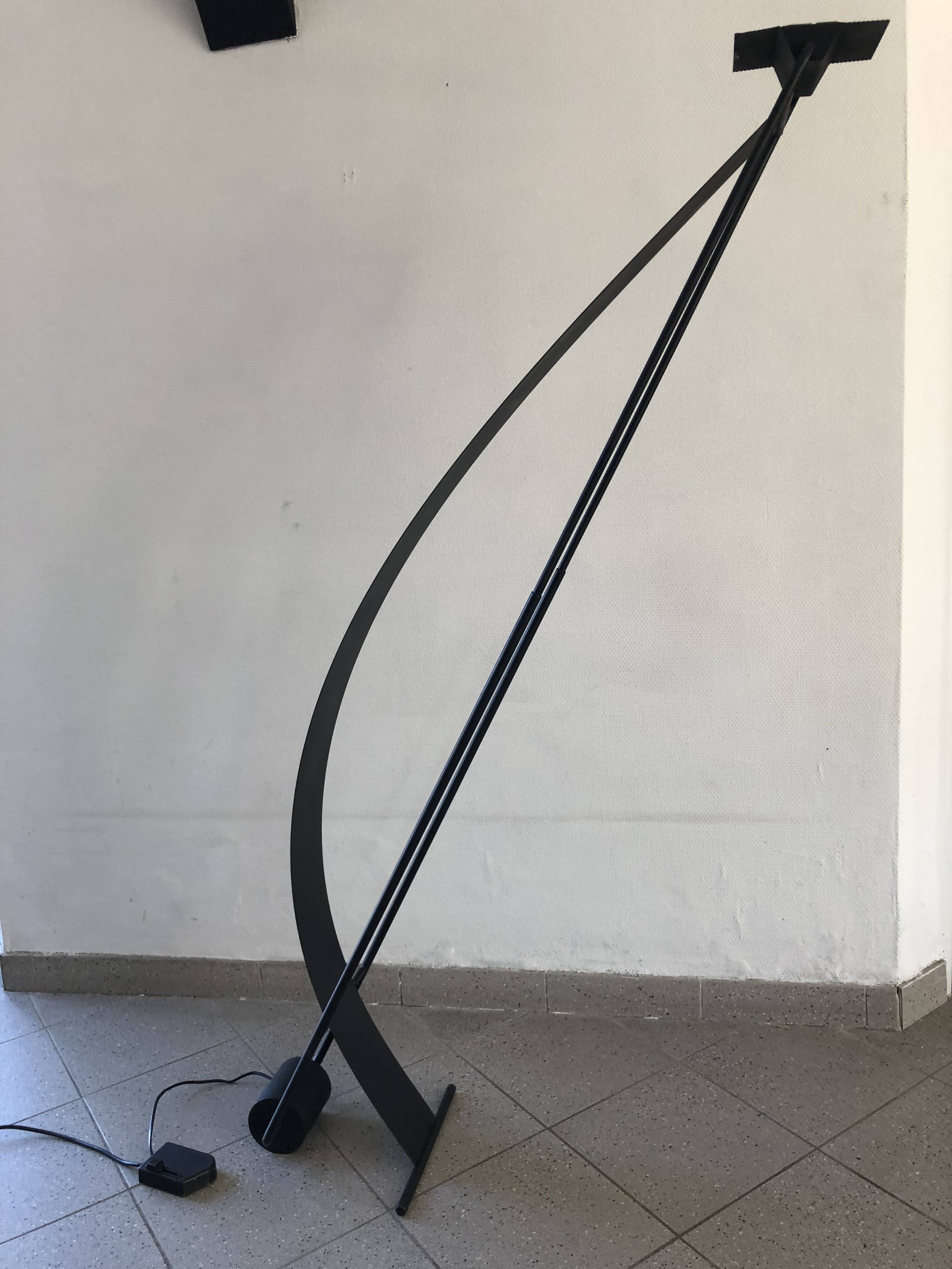 Lampadaire Zippo de Éric Solé, post modern 1980