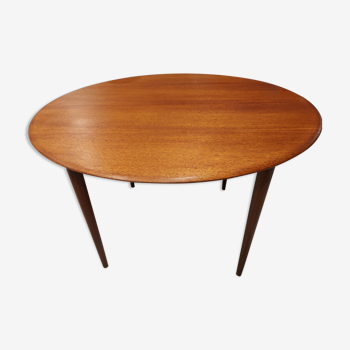 Table a manger scandinave en teck vintage années 1960