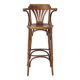 1 Vintage Wooden Irish Pub High Stools with Bentwood Technique 1960s-1970s