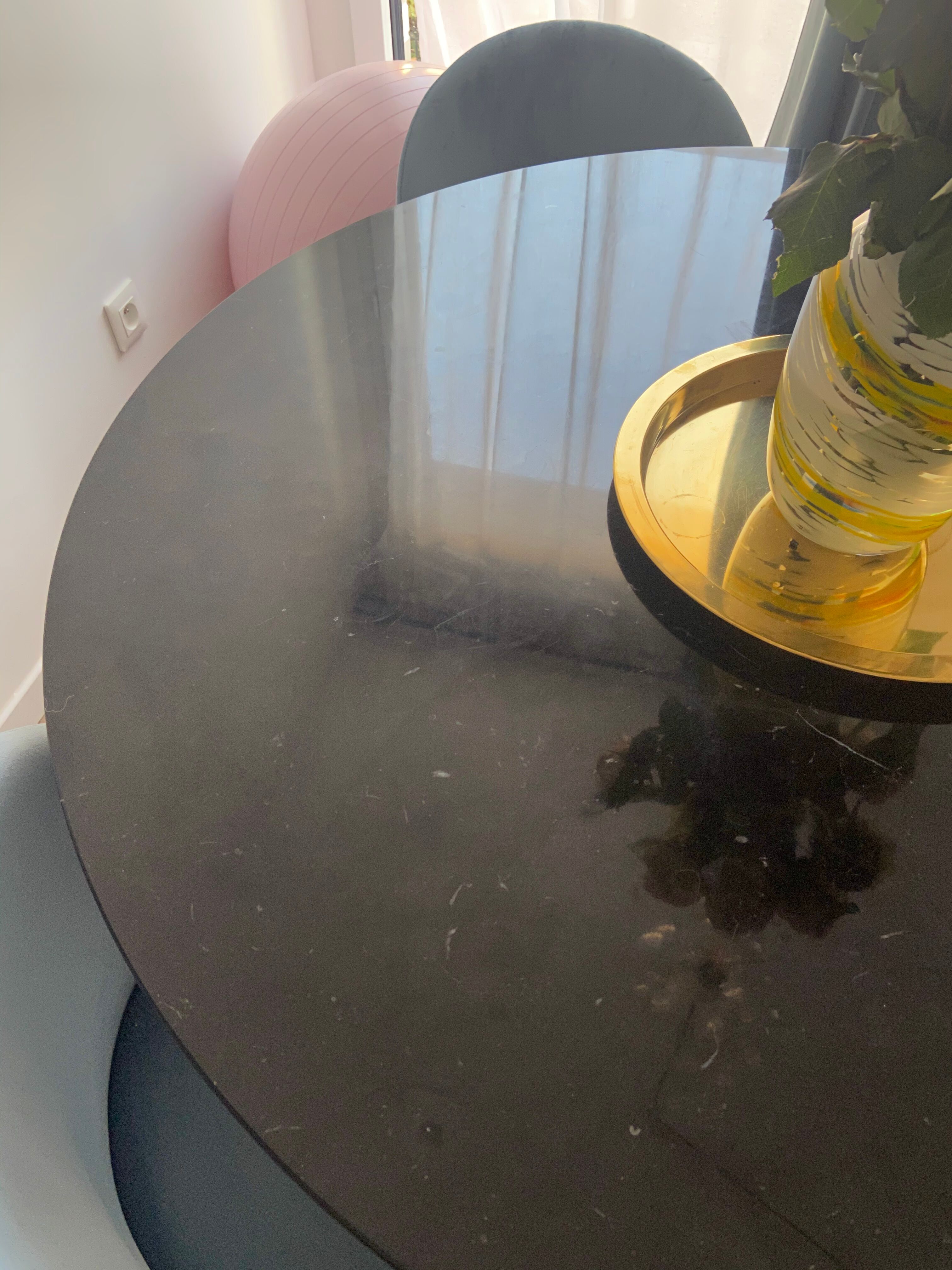 Marble dining table 120cm AMPM