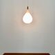 Set of 2 Swedish Opaline Pendant Lamps by Uno and Östen Kristiansson for Lu