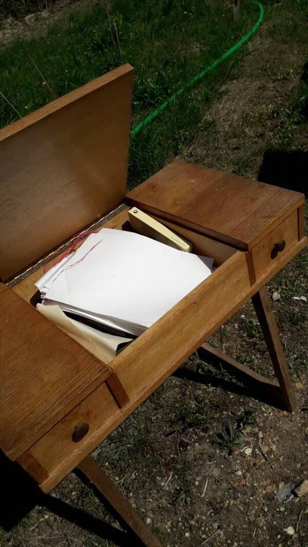 Bureau, pupitre vintage