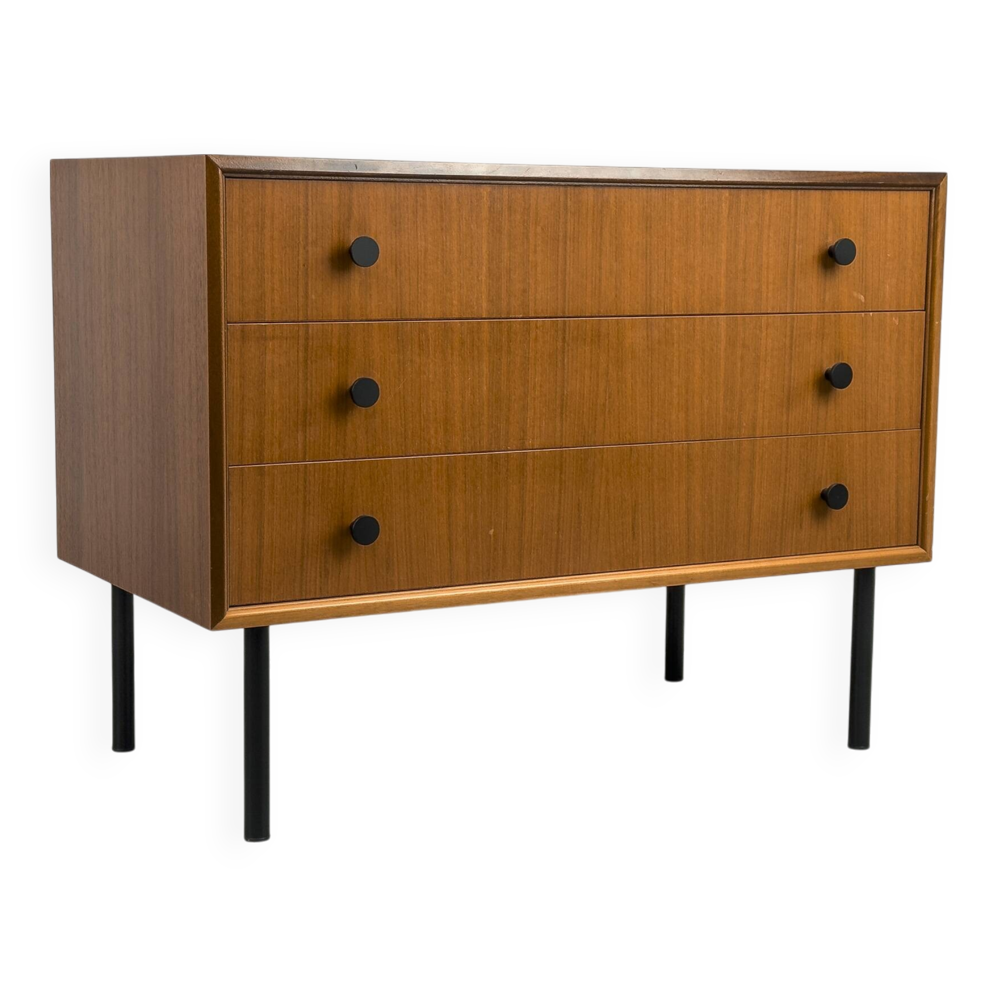 Commode à tiroirs en noyer de WK Möbel, années 1960